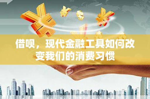 庄河借呗，现代金融工具如何改变我们的消费习惯