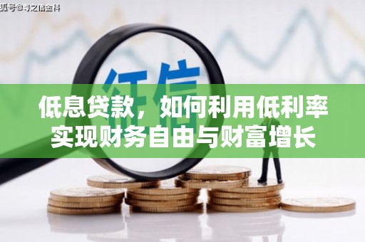 庄河低息贷款，如何利用低利率实现财务自由与财富增长